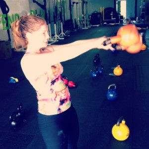 CrossFit Marietta Square Double Kettlebell Swing