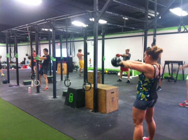 CrossFit Marietta Square Russian Kettlebell Swings