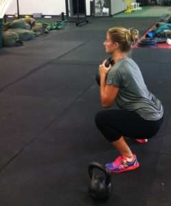 CrossFit Marietta Square Kettlebell Goblet Squat