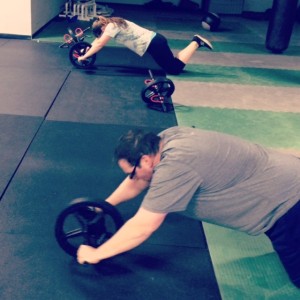 CrossFit Marietta Square Ab Wheel Rollouts