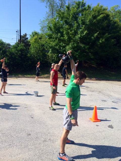 CrossFit Marietta Square Kettlebell Snatch 2